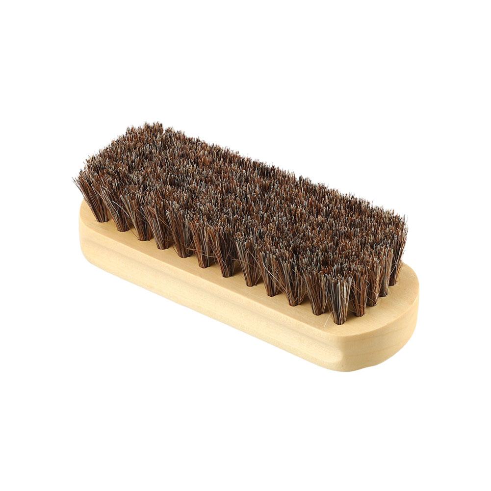 Soft Horsehair Leather Cleaning Brush