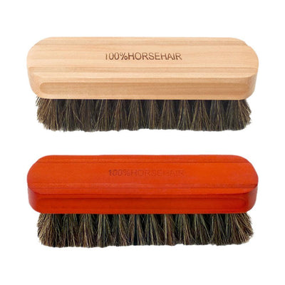 Soft Horsehair Leather Cleaning Brush