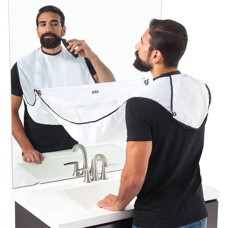 Men beard shaving apron