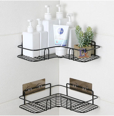 Bathroom Wall Mounted Corner Storage Shelves