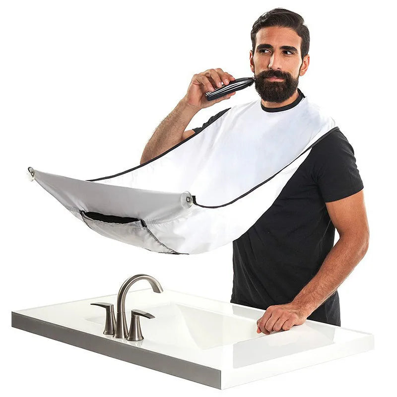 Men beard shaving apron