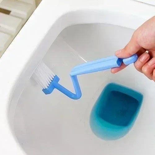 Curved Long handle toilet cleaning brush