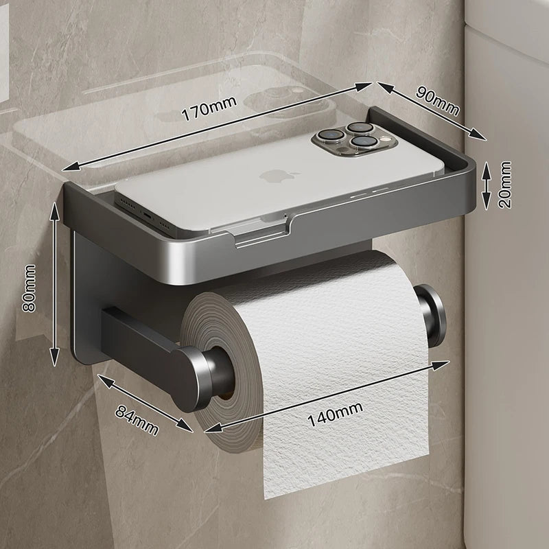 Aluminium Toilet Paper Holder