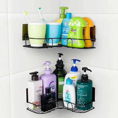 Bathroom Wall Mounted Corner Storage Shelves