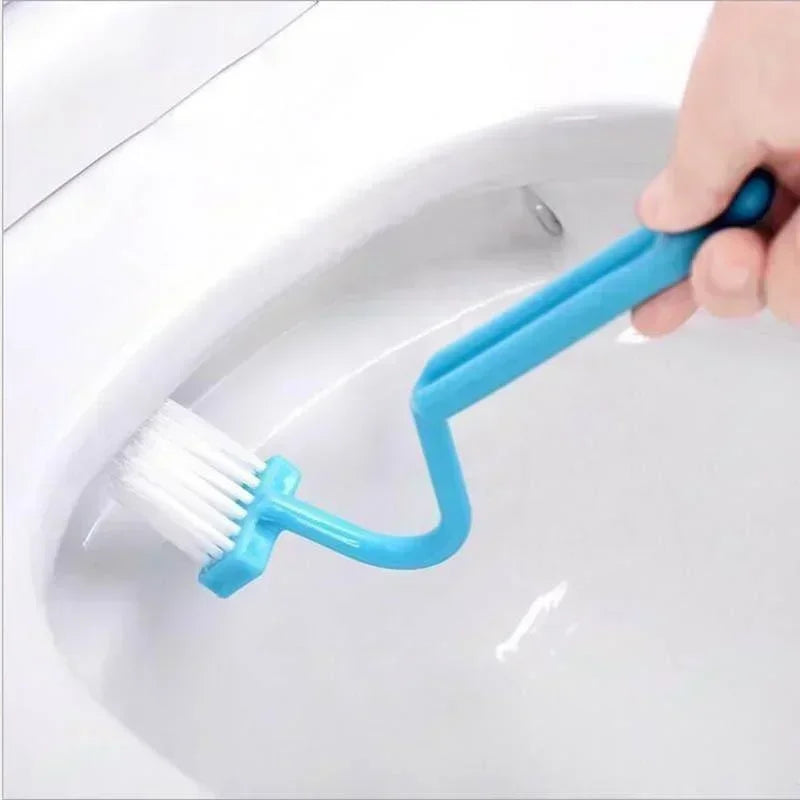 Curved Long handle toilet cleaning brush