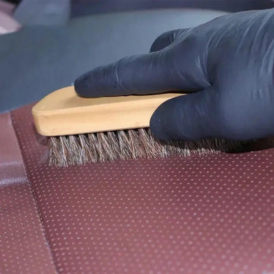 Soft Horsehair Leather Cleaning Brush