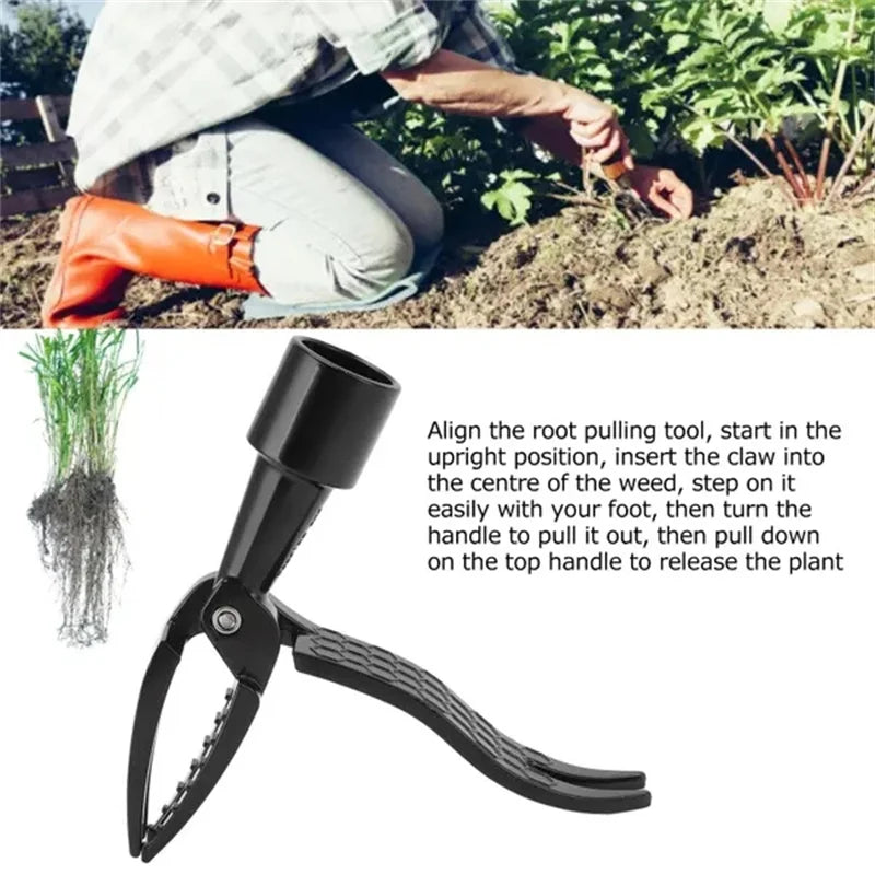 Stand Up Weed Puller Tool