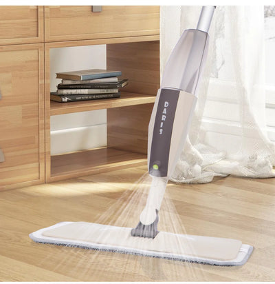 Spray Floor Mop with Microfiber Pads