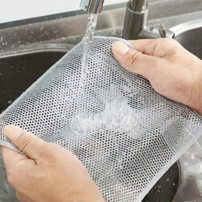 Silver Metal Wire Cleaning Cloth