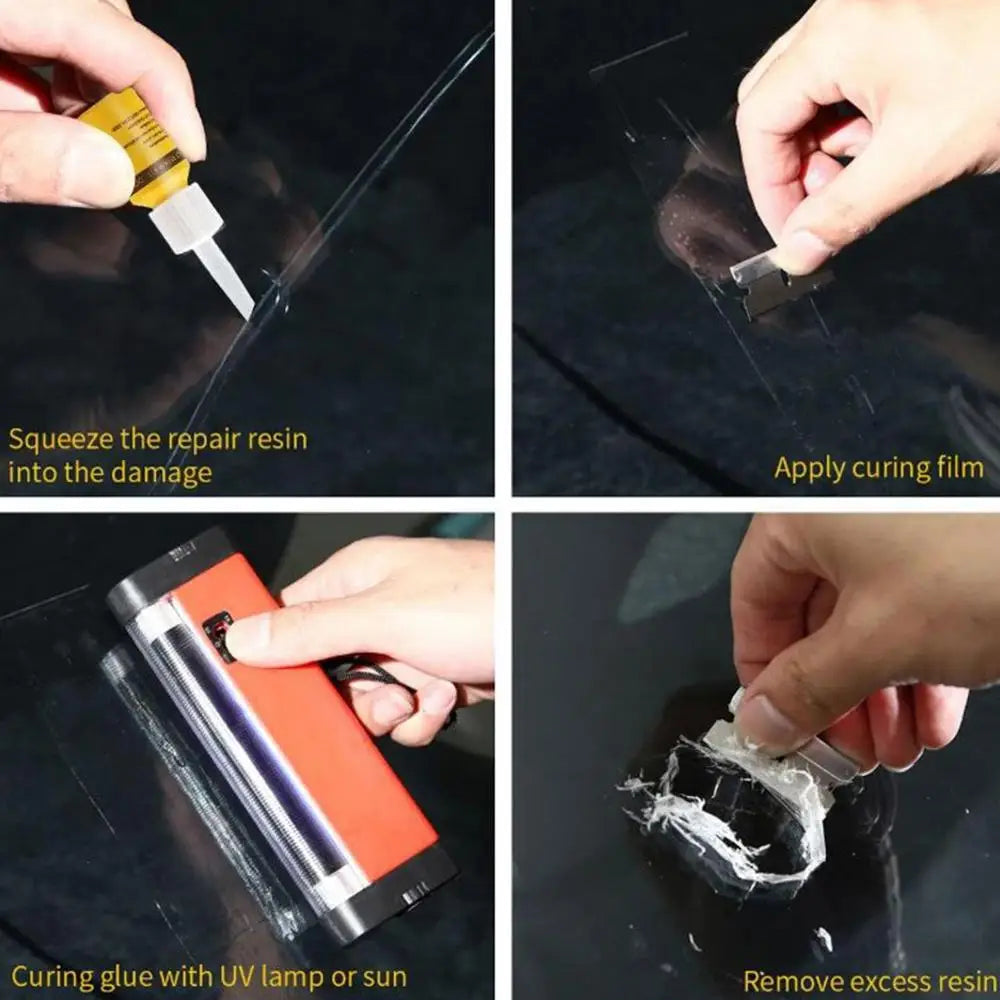 DIY Car Windshield Cracked Repair Tool