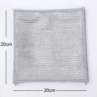 Silver Metal Wire Cleaning Cloth