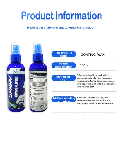 Car Plastic Restore Coating Agent