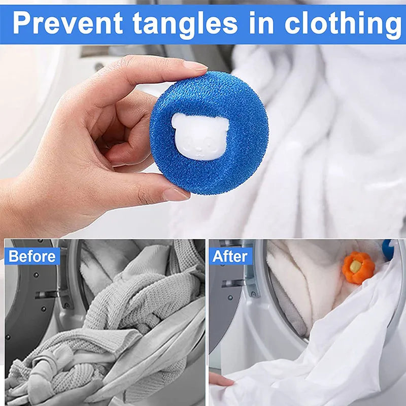 Pet Hair Remover Reusable Ball